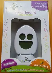 Breast Mate Feeding Timer & Recording Device Nightlight Alarm Clock Thermometer