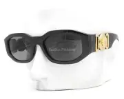 VERSACE | 4361 | 4361 GB1 - 87 | 53 | BLACK | GOLD | DARK GREY | NON POLARIZED