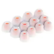12 x Silicone EarBuds Ear Tips For JBL Tune 230NC, Live Pro+ Earphones in White