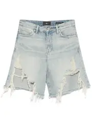 [7 For All Mankind] Lola denim shorts 24 Blue