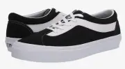Vans Bold Ni (Staple) Size Men's 7 or Women's 8.5 Black Suede White Accents