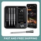 INKBIRD Wireless BBQ Meat Steak Cooking Thermometer with 4 Probes WiFi Bluetooth