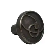 Silverline K2305 Weathered Decorative Knob Diameter: 1-3/16" Cabinet Hardware
