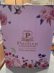 Porlien Steve & Won Fine Porcelain Set Checkered