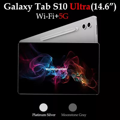 2024 SAMSUNG Galaxy Tab S10 Ultra 14.6 AMOLED 2X Wi-Fi+5G Unlocked SM-X926N