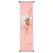 Kyoto Rakukian Spring Decoration Hand-painted Tapestry Dolls