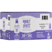Manly Spirits Blush Hibiscus Flower Gin & Tonic 275mL