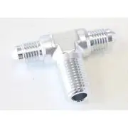 Aeroflow Tee with NPT On Side 1/4" to -4AN, AF825-04-04S