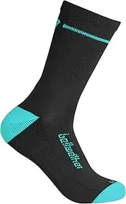 [Bellwether] Optime Bike Socks Black/Aqua Large/X-Large