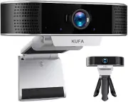 1080P HD USB Pc Computer Cameras with Tripod, Web Camera with Microphone, Tripod