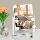 Hollywood Vanity Mirror w/ 9 LED Lights Dimmable For Make up Dressing Table 30cm
