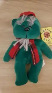 Grandpa kringle bear beanie kids
