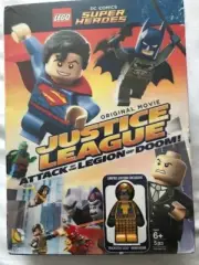 NEW LEGO Trickster Minifigure w/ Justice League Attack of the Legion of Doom DVD