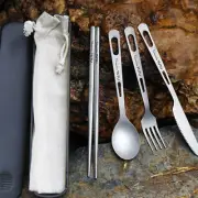 Tableware Set Outdoor Household Travel Camping Portable Knife and Fork Set