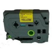 Aimo Brother Compatible TZe641 P-Touch Tape - 18mm - Black on Yellow [ZBRTZ641]