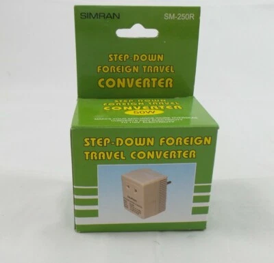 Simran 50w Step Down Travel Voltage Converter Transformer 220v to 110v (SM-250R)