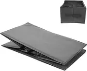 HOOTNEE 8 Section Foldable Pants Storage Compact Wardrobe Organizer Clothing Storage Box for Tidy Closet