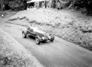Dennis Poore Driving An Alfa Romeo 8C 35 At Shelsley Walsh 1950 Old Racing Photo