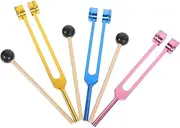 Yardwe 1 Set Ear- Fork Set Kit Tuning Forks Ear Hole Cleaning Line Ear-cleaning Tools Turning Forks Ear Cleaning Tools Tuning Tools Tuning Tone Tool Ear Testing Fork Metal