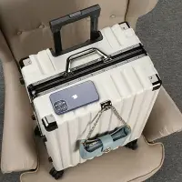 在飛比找樂天市場購物網優惠-登機箱 旅行箱 行李箱 結實耐用 拉桿箱 鋁框旅行箱 密碼箱