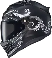 Covert For Fx Full Face Helmet El Malo White/Matte Black Xl