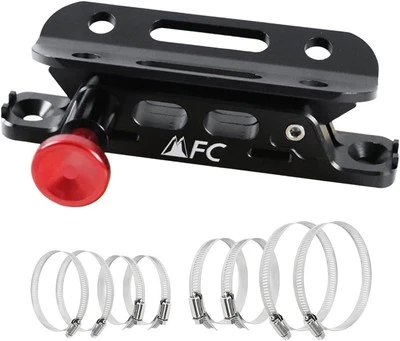 New Universal Aluminum Adjustable Roll Bar Fire Extinguisher Mount Black