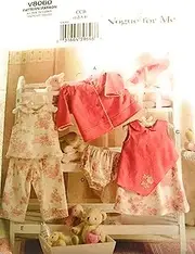[VOGUE PATTERNS] V8060 Toddlers' Jacket, Dress, Panties, Top, Pants and Hat,
