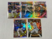 2023 Topps Chrome Insert Lot x5 Assorted Vlad Greene Tovar Devers Assorted