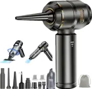 Air Duster Cleaner, 22000RPM Compressed Air Duster, Mini Vacuum Cleaner 2-In-1,