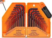 HORUSDY 31-Piece Hex Key Set, Allen Wrench Set With T-handle Inch/Metric MM(0.7mm-10mm) SAE(0.028"-3/8)