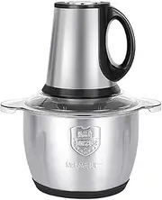 Food Processor, Mini Food Chopper Electric, Meat grinder Blender(Table Blender), Stainless Steel Mincer 300W Kitchen,For Vegetable, Fruit, Onion, Garlic -5L
