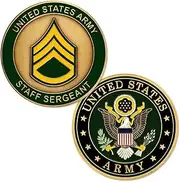 U.S. Army Staff Sergeant Challenge Coin