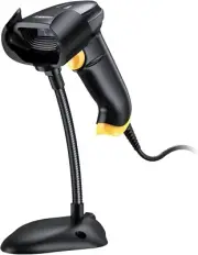 TEEMI 2D Barcode Scanner with Stand USB Wired Handheld Automatic QR
