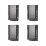 DRC Deck 4 Pack with Screws Rail Connector, Black