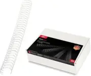 GBC WireBind Binding Wires, 8 mm, 70 Sheet Capacity, A4, Silver, Pack of 100, RG