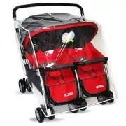Clear Rain Cover Shield for Bumbleride Indie Twin Double Infant Baby Strollers
