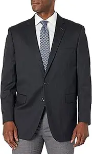 [Palm Beach] Men's Plus Size Executive Fit Performance Wrinkle Rebound Suit Separate Coat