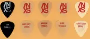 INXS Tim, Andrew, Kirk, Gary & Garry Vintage Guitar Pick Set of 5 - 1991 X Tour