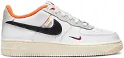 [Nike] Big Kid's Air Force 1 White/Pink Foam (CT3839 107), White/Black-coconut Milk, 6.5 US