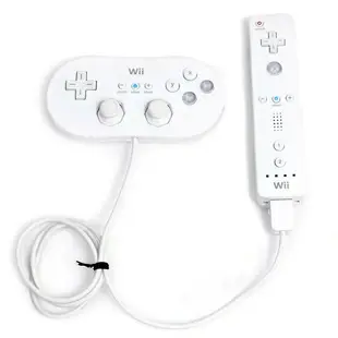 【御玩家】Wii 白色 傳統控制器 手把 搖桿 控制器 Classic Controller Wii U 台灣公司貨