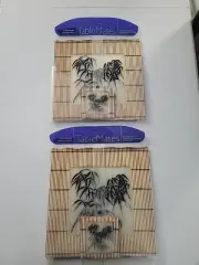 Pimpernel Table Mates Lot Of 2/ 8 Total Placemat & Coasters/Bamboo Leaves/NEW
