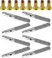 TOGEVAL String Fixing Screw Accessories 8 Sets Piano Tuning Pins Kit Steel Easy Installation Versatile for Guitars Violins