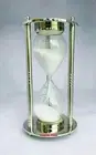 Hourglass Sand Timer Vintage Chrome Nautical Marine Sand Clock Desktop Gift Item
