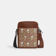 Coach X Peanuts Sullivan Crossbody Bag In Signature Canvas With Snoopy Print