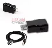 100 2A TRAVEL POWER ADAPTER+3FT 30PIN USB CABLE BLACK IPHONE 4S IPAD 3 IPOD NANO