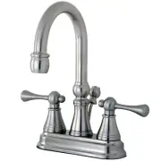 Kingston Brass KS261.BL Restoration 1.2 GPM Centerset Bathroom - Nickel