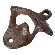 2PCS Metal Retro Wall Mounted Bottle Opener Hanging Hook Beer Bottle Opener