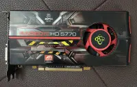 在飛比找Yahoo!奇摩拍賣優惠-ATI Radeon HD5770 1G 顯示卡 PC/MA