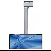 Motorized Ceiling TV Mount - Motorized Wall Mount Bracket, Adjustable Height Electric TV Lift with Remote Control, Fits 26-70 Inch Low Profile TVs Motorised TV Bracket St(90cm)