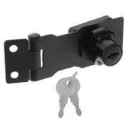 1 Set Metal Cabinet Lock Hasp Latch For Home Drawer Lock door hasp latch
